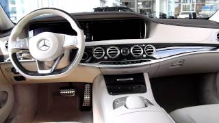 2015 MercedesBenz SClass S350 Bluetec 4Matic AMG Detailed Exterior Interior Review [upl. by Acassej]