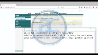Cara setting port forwarding pada modem fiberhome AN550604F [upl. by Nnyw]