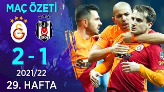 Galatasaray 2  1 Beşiktaş  Maç Özeti  202122 [upl. by Vena]