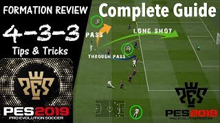 PES 2019  UNBEATABLE 433 Formation COMPLETE GUIDE [upl. by Zita119]