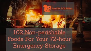 102 Non Perishable Foods To Stock For Your 72 Hour Emergency Kit [upl. by Id]