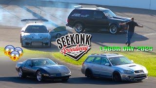 2024 LABOR DAY THRILL SHOW SPECTATOR DRAGS SEEKONK SPEEDWAY [upl. by Nosylla]