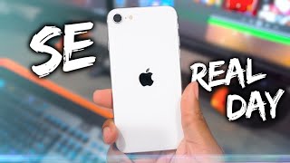 NEW iPhone SE 2020  REAL Day In the Life Review [upl. by Mailliwnhoj394]