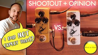 Shootout  Opinion MOSKY AUDIO GOLDEN HORSE vs SILVER HORSE Klon Centaur like Overdrives [upl. by Adnilahs862]