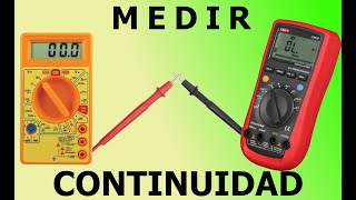 como medir continuidad con multimetro o tester [upl. by Nayve]