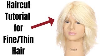 PERFECT Layers for Thin or Fine Hair  TheSalonGuy [upl. by Shepperd117]