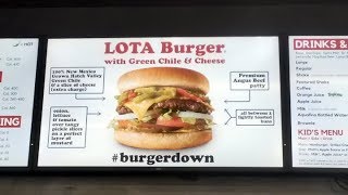 Trying the Blakes Lotaburger Green Chile Cheeseburger [upl. by Lustick732]