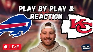 Chiefs vs Bills LIVE Play by Play amp Reaction Shorts [upl. by Sevart]