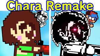 Friday Night Funkin Vs Chara Remake  Megalo Strike Back  Secret Song FNF ModBF Undertale [upl. by Ignace]