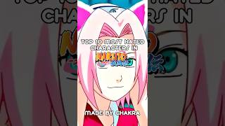 Top 10 Most Hated Characters in Naruto [upl. by Imat]