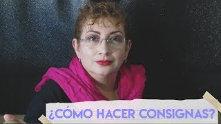 ¿CÓMO HACER CONSIGNAS ESCOLARES [upl. by Arednaxela]