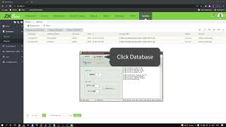 ZKTeco BioTime Tutorial – How to Backup amp Restore Database [upl. by Ermine]