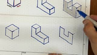 Isometric Drawing Intro [upl. by Egwan]