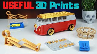 USEFUL Things to 3D Print  10 Practical 3D Prints [upl. by Kinchen]