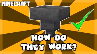 MINECRAFT  How do Hoppers Work [upl. by Arbba768]