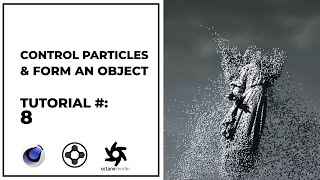 How To Control Particles and Cover and Object  Cinema 4D X particles amp Octane Tutorial [upl. by Lebar]