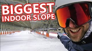 Biggest Indoor Snowboarding In Europe [upl. by Edroi]