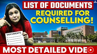 🔴NEET 2024 COUNSELLING PROCESS  LIST OF DOCUMENTS REQUIRED FOR NEET COUNSELLING  BY GARIMA MAM [upl. by Arbrab857]