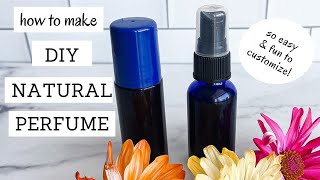 How to Make Natural Perfume  DIY PERFUME WITH ESSENTIAL OILS AND VODKA RUM  Bumblebee Apothecary [upl. by Dosia906]