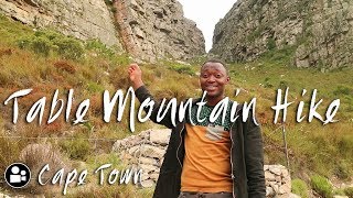 THE BEST ROUTE UP TABLE MOUNTAIN  Platteklip Gorge Hiking Trail  Cape Town Travel Vlog [upl. by Gerhard285]