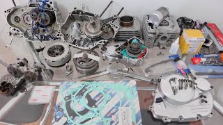 COMO FAZER MOTOR DE TWISTER CB300TORNADO E QUAIS FERRAMENTAS SÃO UTILIZADAS [upl. by Ludlew]