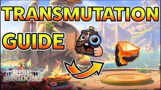 Transmutation Guide  Rise of Kingdoms [upl. by Eeliab353]