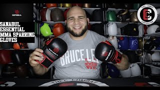 Sanabul Essential MMA Sparring Gloves Review [upl. by Orazal]