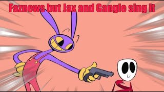 Faznews Mewmix but Jax and Gangle sing it  FNF Cover [upl. by Granlund]