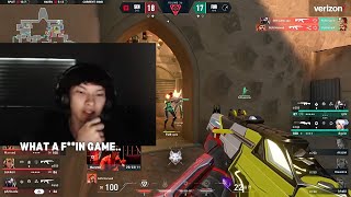 Sinatraa Reacts To Sentinels INSANE OT Win Vs Furia  VCT [upl. by Saduj]