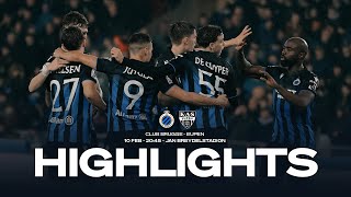 CLUB BRUGGE  KAS EUPEN  HIGHLIGHTS  20232024 [upl. by Anayeek]