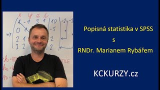 Regrese a korelace v SPSS  korelační koeficient koeficient determinace regresní přímka [upl. by Eelrak]