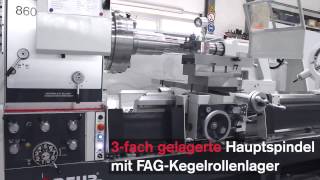 Konventionelle Drehmaschine CONTUR SJ 860XL [upl. by Omolhs]