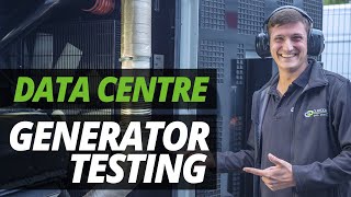 A DAY in the LIFE of the DATA CENTRE  GENERATOR TESTING with ASH [upl. by Anaicilef]