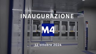 Videonews Metro M4 consegnare alla città l’intera Linea [upl. by Benilda391]