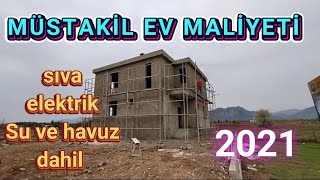 müstakil ev maliyeti [upl. by Krissie]