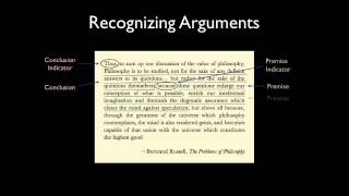 Identifying Arguments [upl. by Uzia]