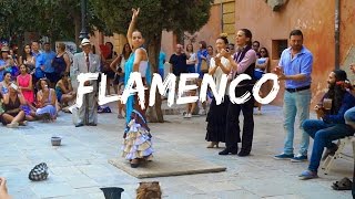 Flamenco Street Dancing in Spain [upl. by Esilrac]