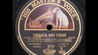 Leopold Stokowski conducts Bachs Toccata and Fugue in D Minor [upl. by Cole]