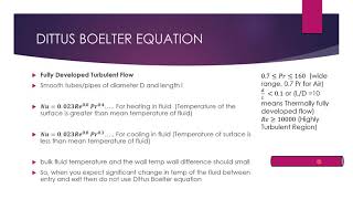 Nusselt Number  Dittus Boelter Equation  Sieder Tate Equation Nusselt Number for flow over plate [upl. by Otokam]