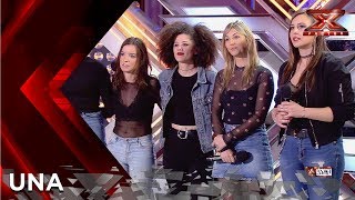 ¡Armonías perfectas La girlband UNA arrasa a ritmo de Ariana Grande  Audiciones 5  Factor X 2018 [upl. by Atteve]