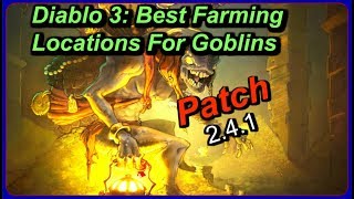 Diablo 3 Best Farming Spots for Menagerist and Rainbow Goblins Guide [upl. by Kimberlyn]