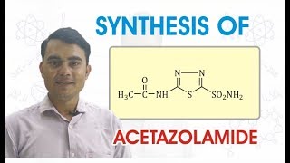 SYNTHESIS OF ACETAZOLAMIDE  PHARMACEUTICAL CHEMISTRY [upl. by Rossy865]