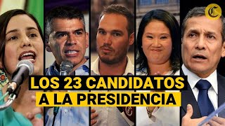 Elecciones 2021 Conoce a los 23 candidatos presidenciales [upl. by Rosenstein]