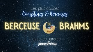 Berceuse de Brahms Geneviève Paré  douce comptine en français  pour endormir bébé [upl. by Musihc]