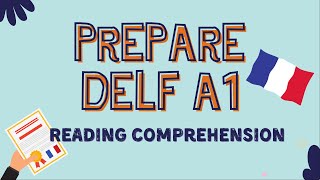 Practice DELF A1 Reading comprehension  Tips for DELF [upl. by Miun]