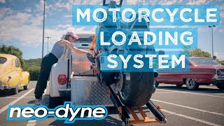 NeoDyne Motorcycle Loading System  no muscles required [upl. by Malkin746]