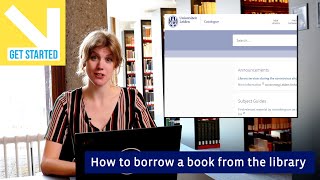 How to borrow a book  Get Started [upl. by Arelus]