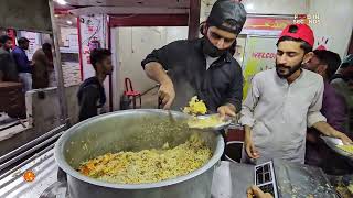 Famous Allah Razi Biryani  Karachi Street Food Beef Masala Biryani Making  Street Food Pakistan [upl. by Rolando]