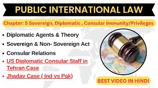 Sovereign Diplomatic and Consular ImmunityPrivileges  Types of Diplomatic Agents Jadhav Case [upl. by Eupheemia]