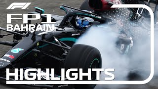 2020 Bahrain Grand Prix FP1 Highlights [upl. by Gonzalo]